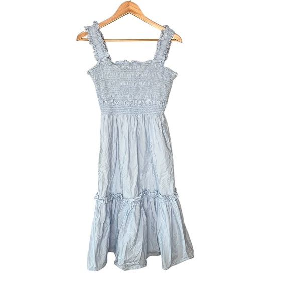 SEA New York Phoebe Smocked Dress - Cinderella Blue - Picture 3 of 11